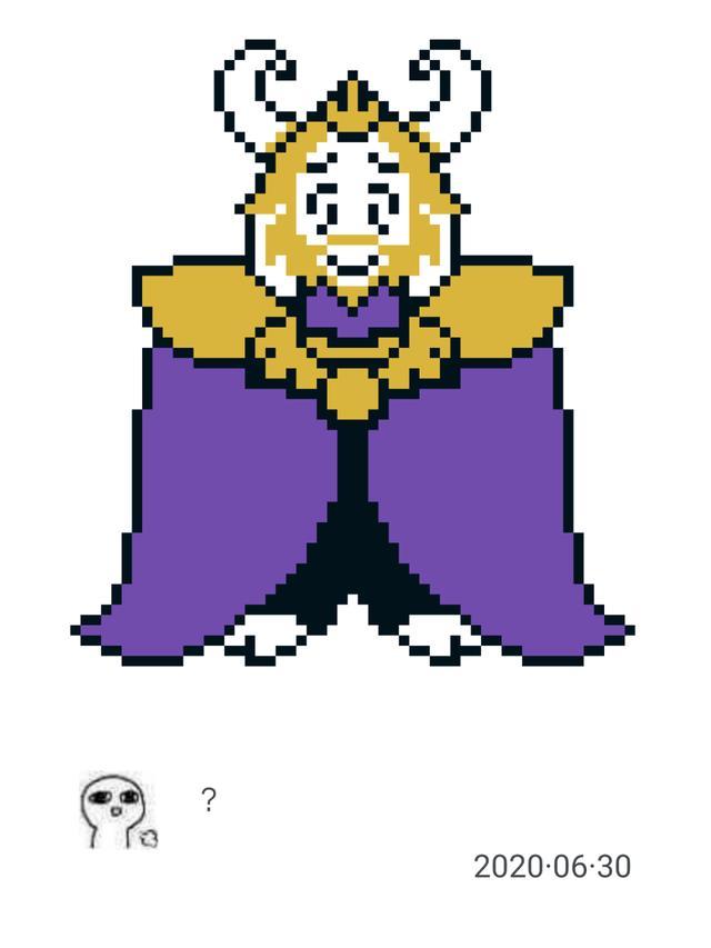 又到了给大家分享像素画的时间了,今天是传说之下人物专题,全部都是?