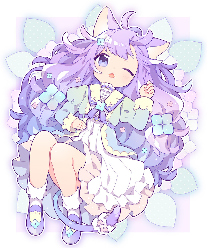 一组日本画师超级富有特色巨萌的二头身画风的loli美图分享