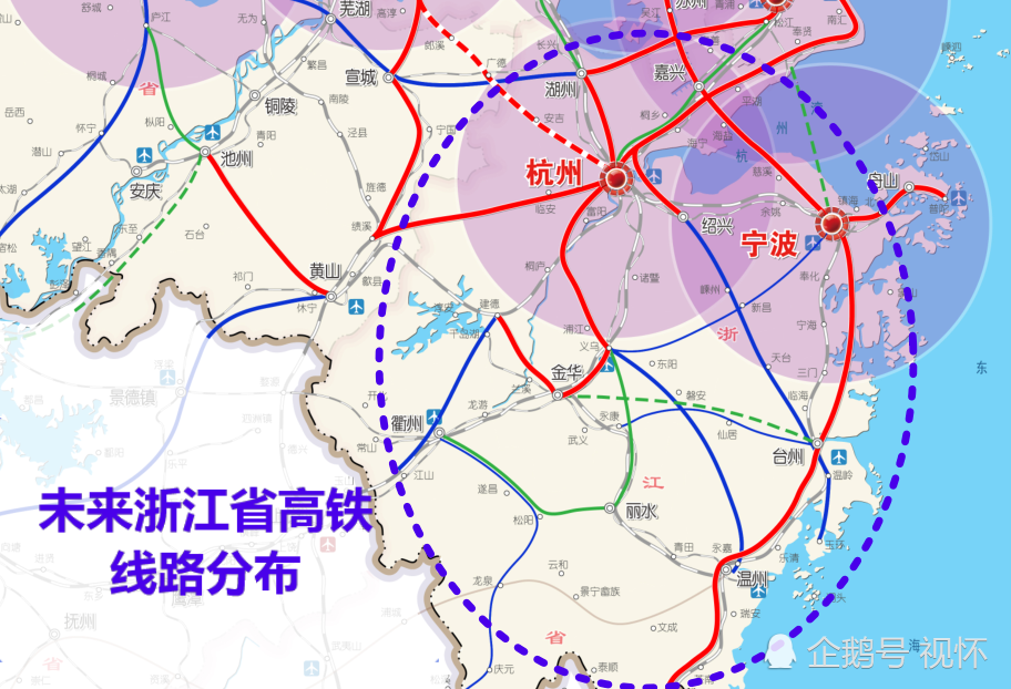 论数量未来浙江11个地市高铁情况除杭州外金华7条最多