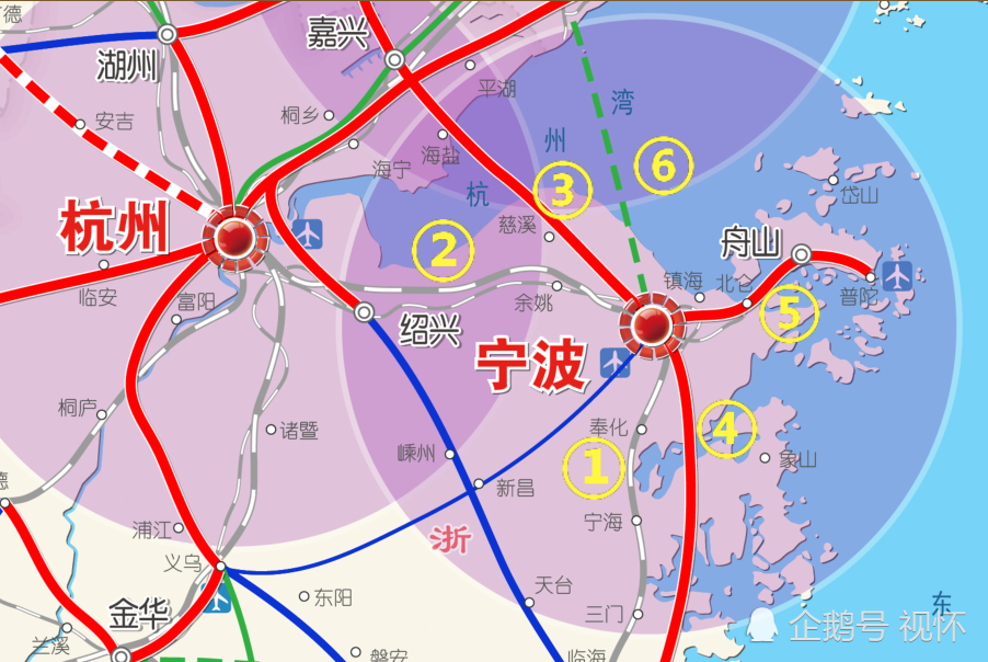 論數量!未來浙江11個地市高鐵情況:除杭州外,金華7條最多_騰訊新聞