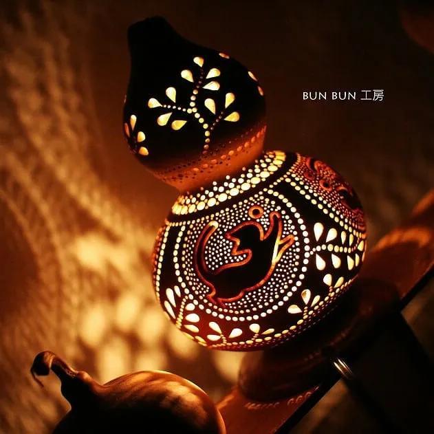 日本主妇用葫芦做灯一个卖出1000高价精致的手作真值钱