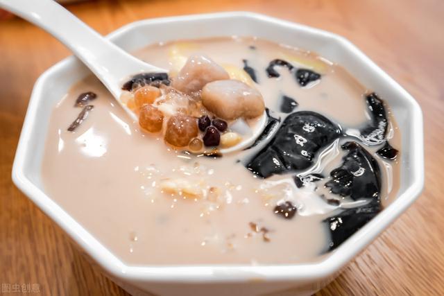 "山楂珍珠奶茶粥"简单又好吃,你学会了吗?