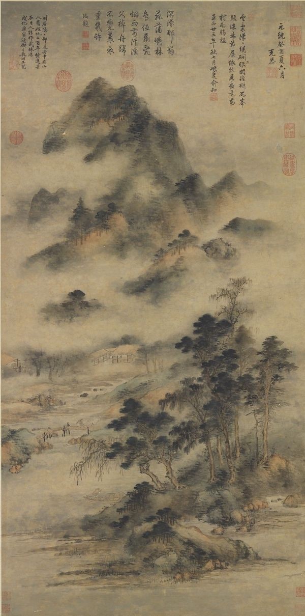 台北故宫博物院|一半山川带雨痕，从李迪读到傅抱石