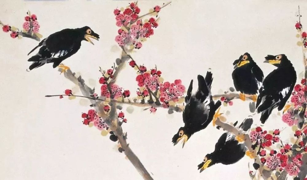 国画|灵气逼人的国画小鸟，美到窒息