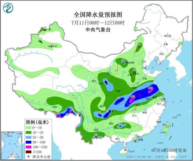 雨水|雨水太多了！暴雨预警：13省有大到暴雨覆盖，江西湖南局部大暴雨
