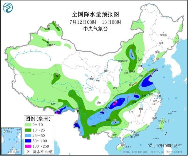 雨水|雨水太多了！暴雨预警：13省有大到暴雨覆盖，江西湖南局部大暴雨