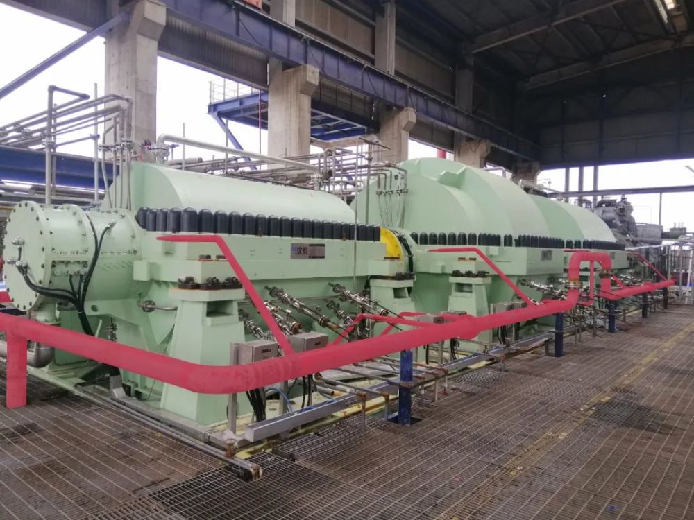 国内最大130万吨乙烯装置裂解气压缩机组氮气试车一次成功