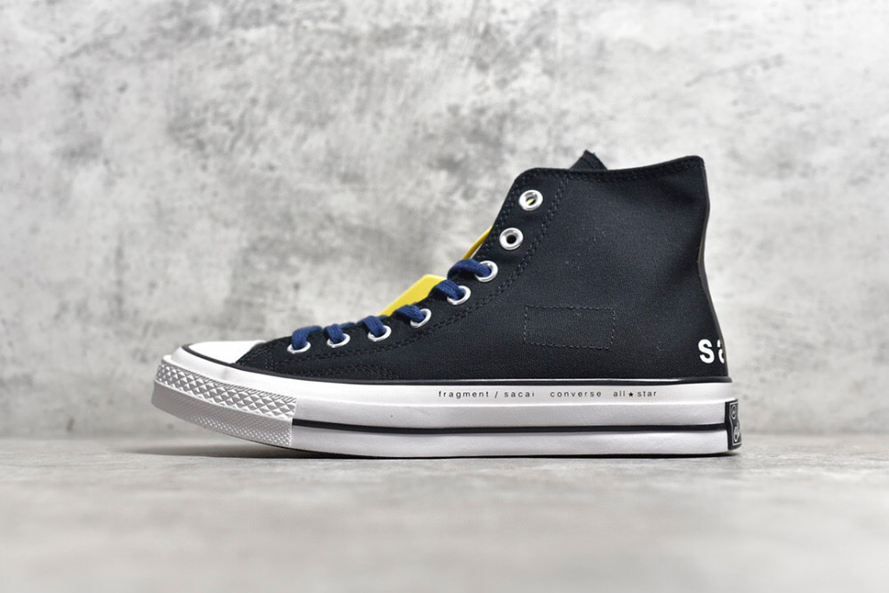 匡威converse 藤原浩fd和sacai 三方联名帆布鞋
