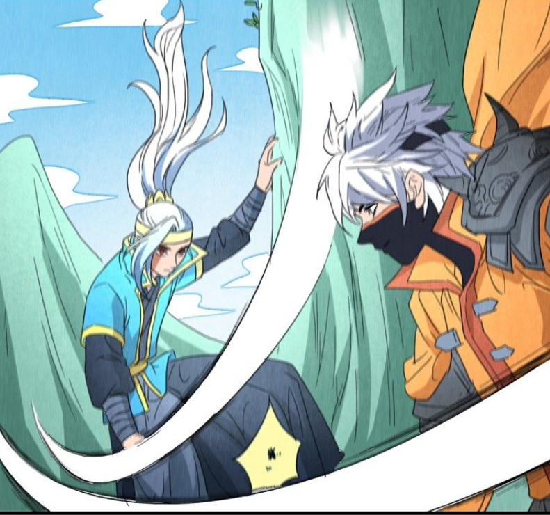 王者漫画:韩信被赵云嘲笑是懦夫,气急败坏的韩信要用实力来证明自己