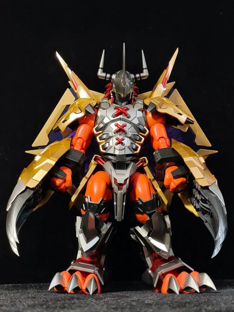 金属风格!这只暴龙兽涂装——原色阔以!