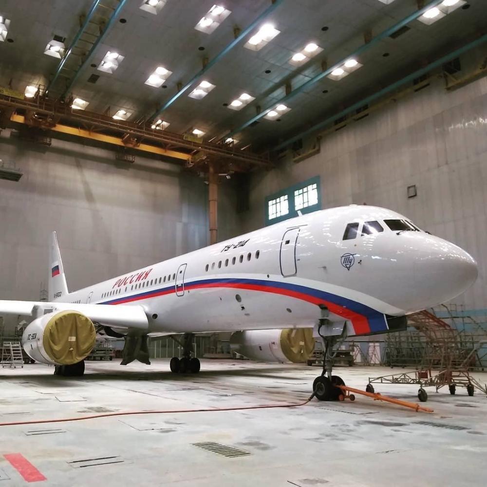 俄最新图214pu总统专机俄罗斯号曝光已完成首飞距交付不远