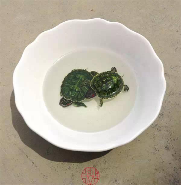 日本人|这个“变态”的日本人，画了12年的金鱼，把金鱼画活了