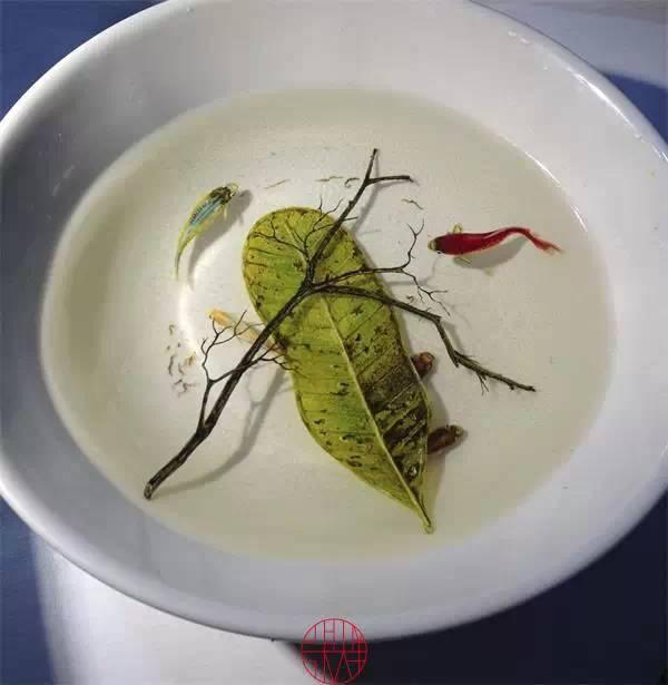 日本人|这个“变态”的日本人，画了12年的金鱼，把金鱼画活了
