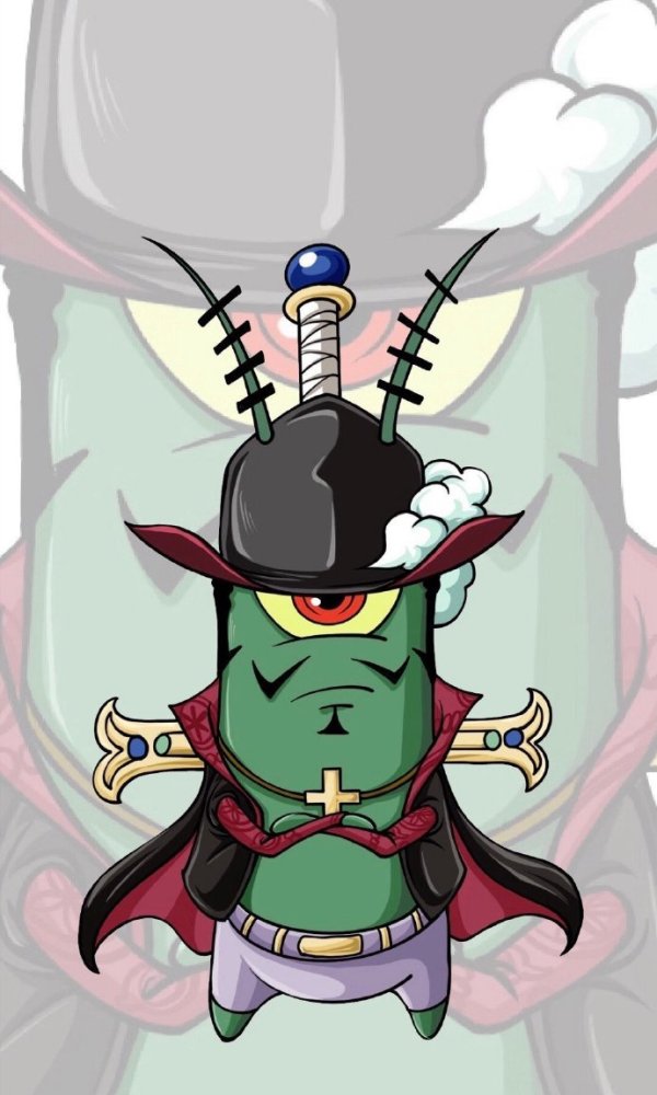 动漫联动:草帽团全员化身美少女战士!王下七武海邂逅海绵宝宝