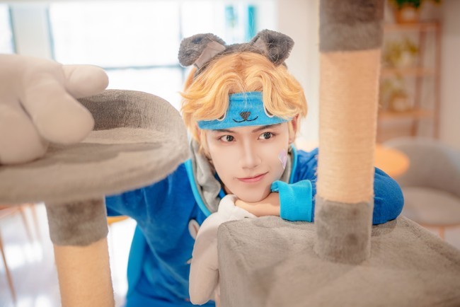 《王者荣耀》大乔孙策猫狗日记cosplay正片,水友:又撒狗粮