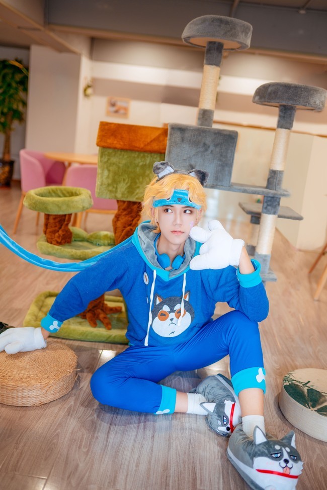 《王者荣耀》大乔孙策猫狗日记cosplay正片,水友:又撒狗粮