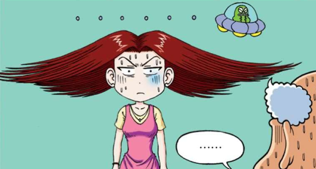搞笑漫画:长发飘飘的美少女舍不得剪头发,喷点定型水秒变"梅超风"?