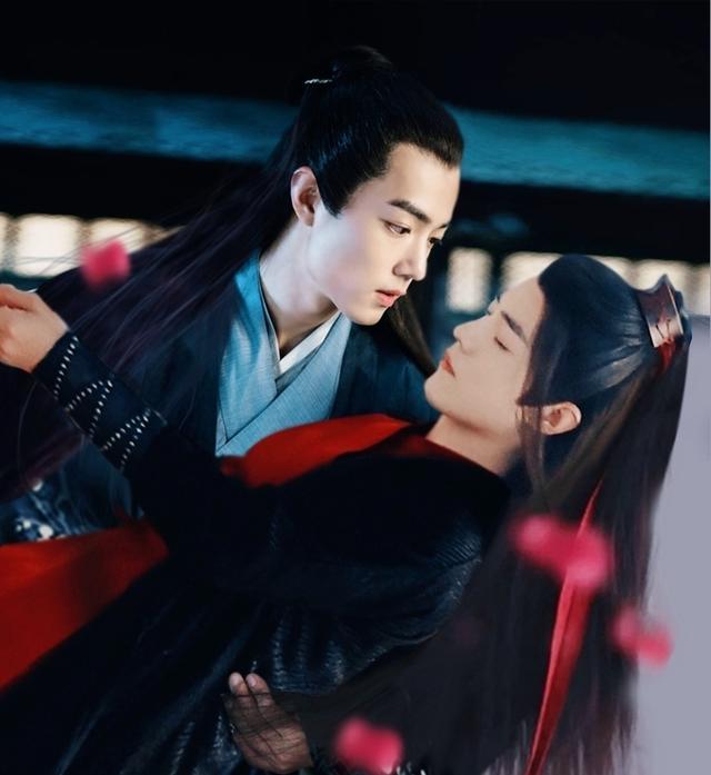 魏无羡|有种天选叫“战肖CP”，战羡王爷太惊艳，粉丝：红蓝造型绝了！