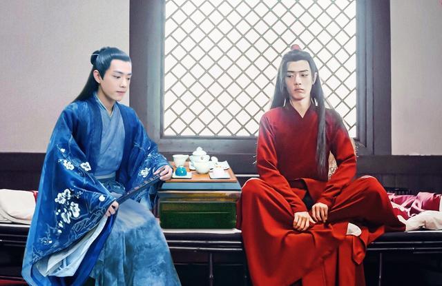 魏无羡|有种天选叫“战肖CP”，战羡王爷太惊艳，粉丝：红蓝造型绝了！