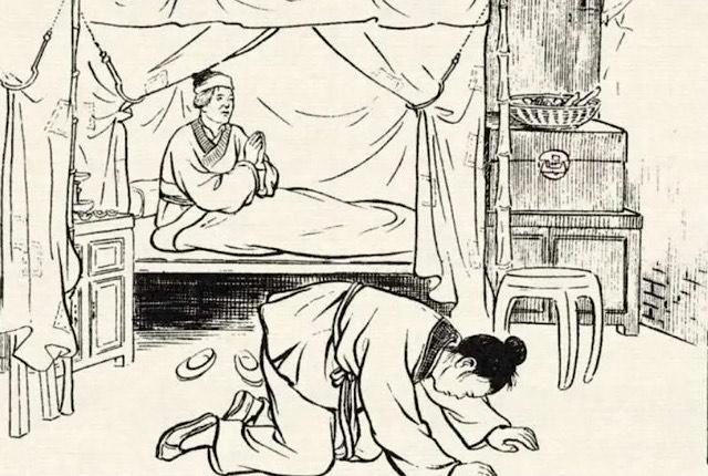 古代卧病在床图片