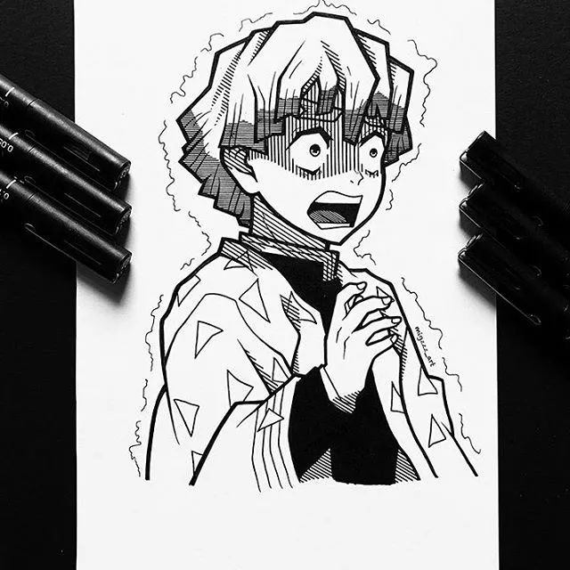 马克笔铅笔超经典动漫人物手绘素材