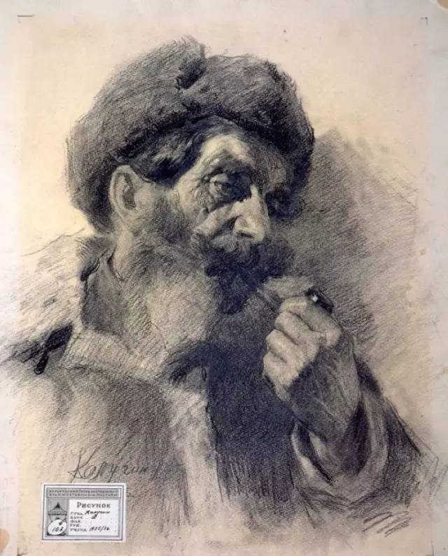 精选90幅俄罗斯素描作品