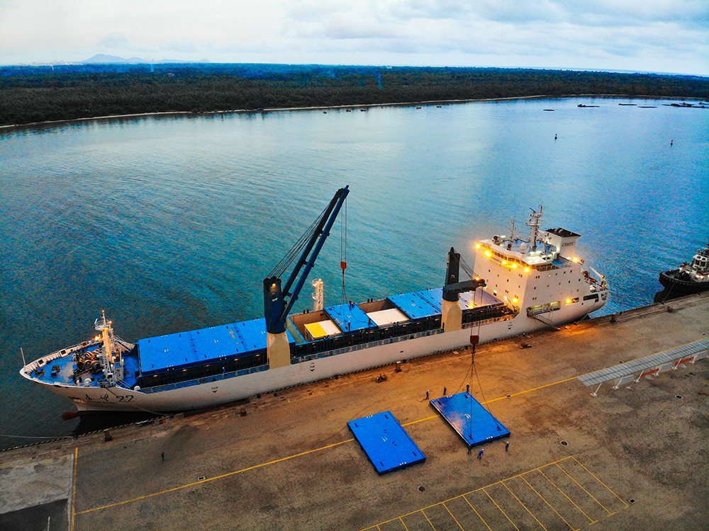 中国航海日远望号火箭运输船队加快设备巡修巡检备战