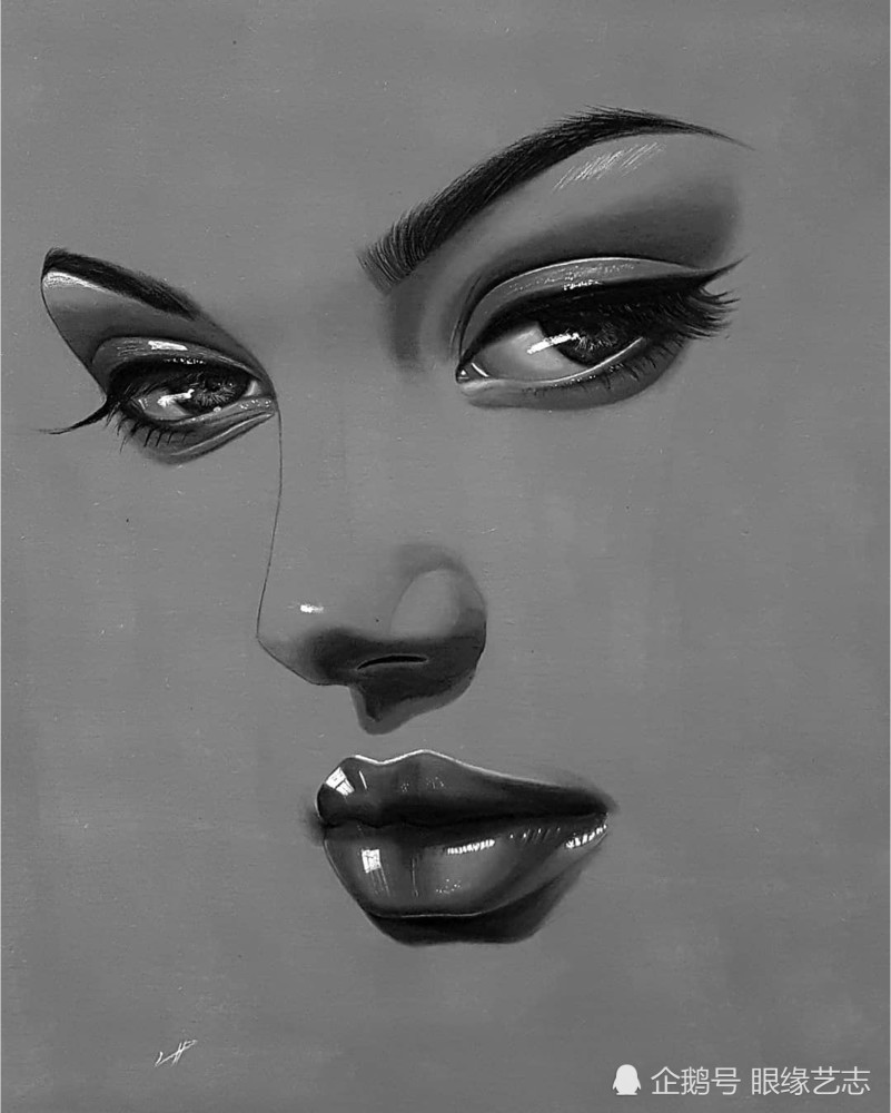 脸型|不画脸型，只画五官，为什么他的作品仍被称为完美面孔？