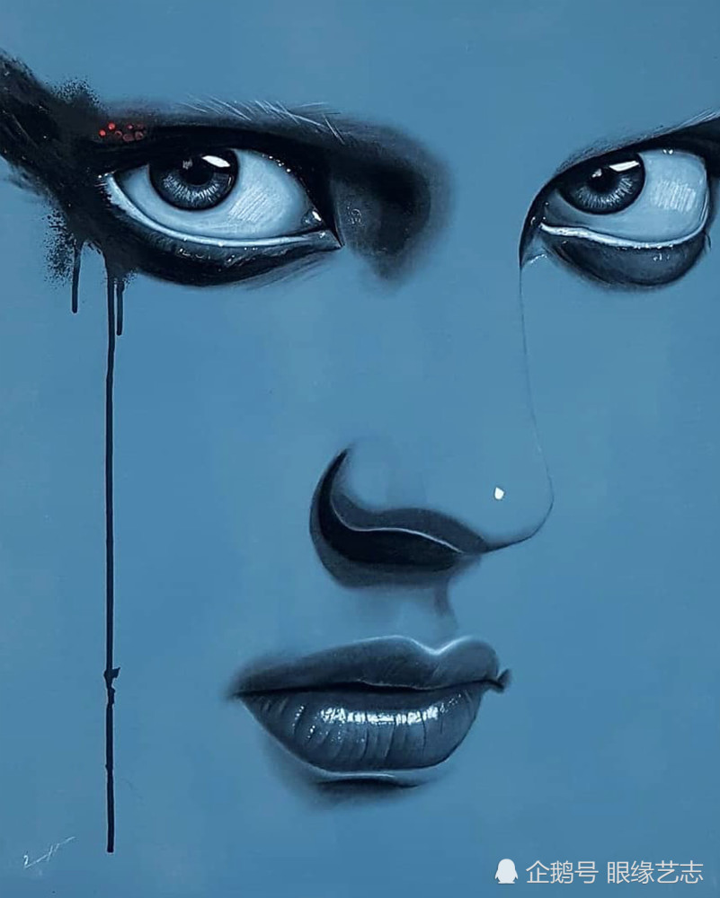 脸型|不画脸型，只画五官，为什么他的作品仍被称为完美面孔？