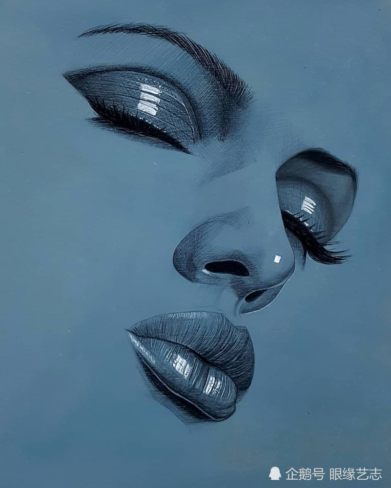 脸型|不画脸型，只画五官，为什么他的作品仍被称为完美面孔？