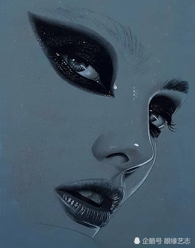 脸型|不画脸型，只画五官，为什么他的作品仍被称为完美面孔？