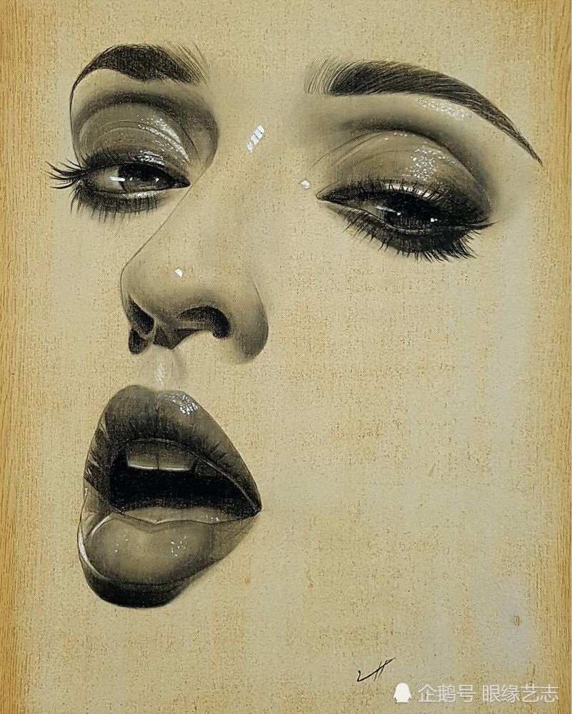 脸型|不画脸型，只画五官，为什么他的作品仍被称为完美面孔？