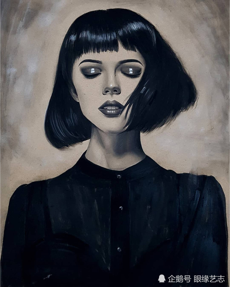 脸型|不画脸型，只画五官，为什么他的作品仍被称为完美面孔？