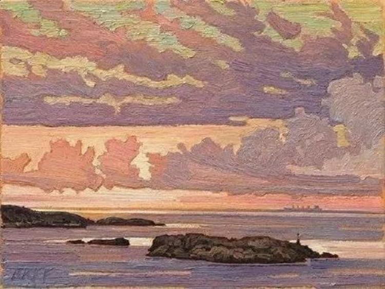 风景油画|【视觉】Ken Faulks风景油画，挥洒自如的笔触