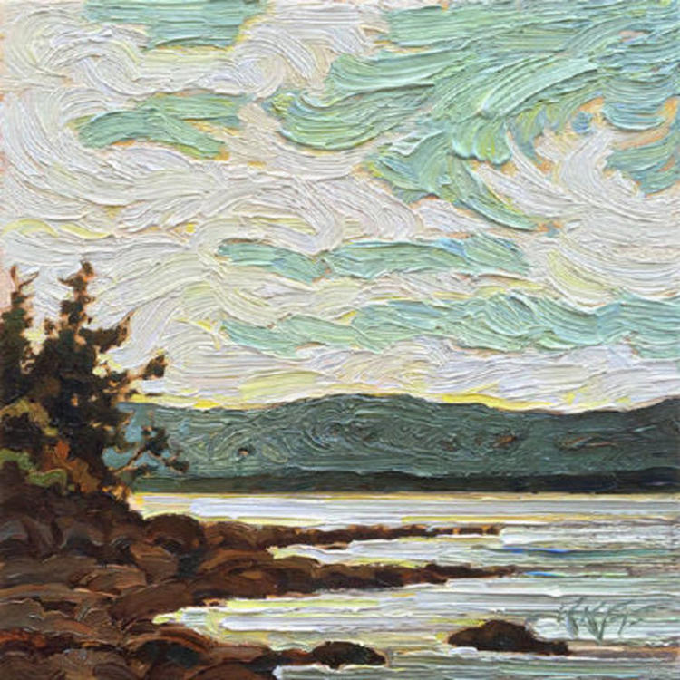 风景油画|【视觉】Ken Faulks风景油画，挥洒自如的笔触