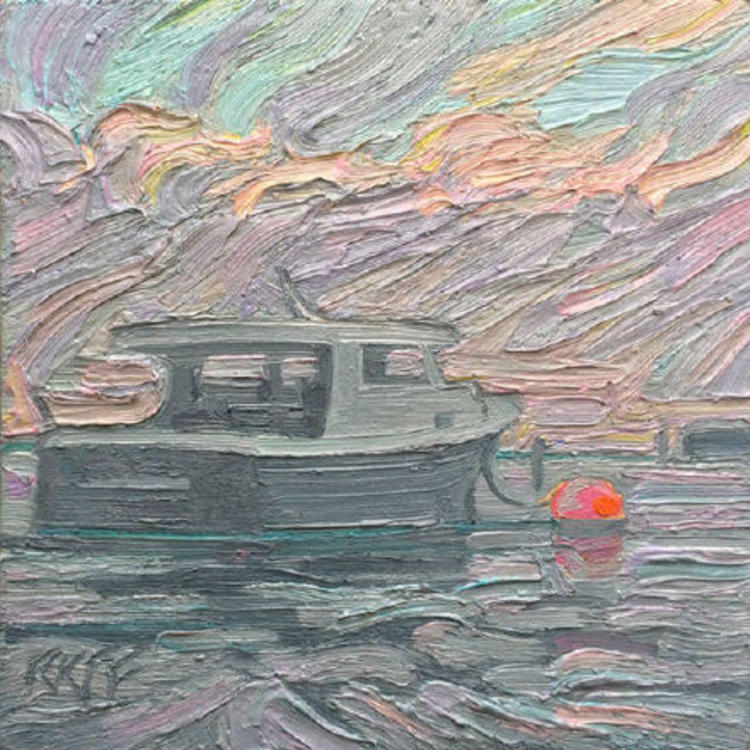 风景油画|【视觉】Ken Faulks风景油画，挥洒自如的笔触