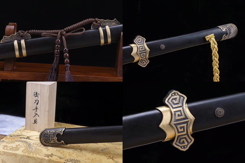 唐刀|天胜唐刀，折叠百炼钢锻造，斧刃研磨