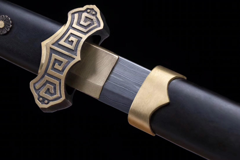 唐刀|天胜唐刀，折叠百炼钢锻造，斧刃研磨