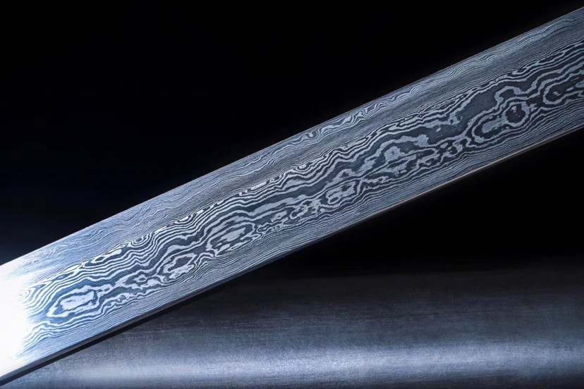 唐刀|天胜唐刀，折叠百炼钢锻造，斧刃研磨