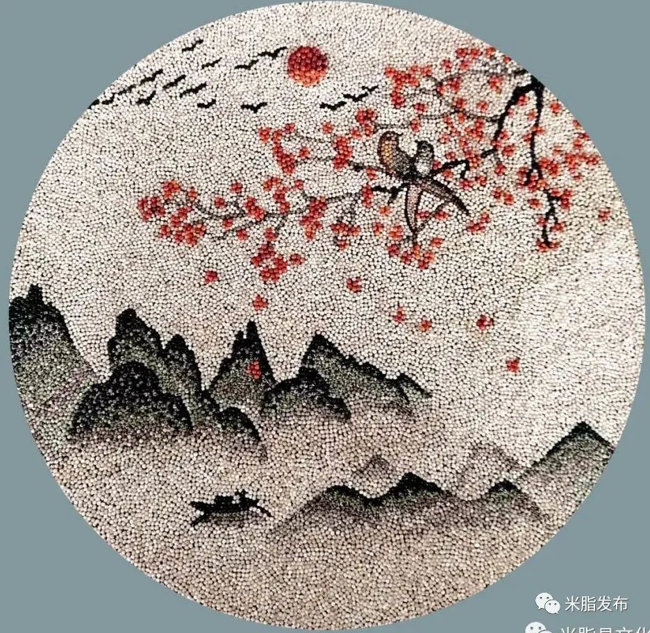 用小米作的画你看过吗
