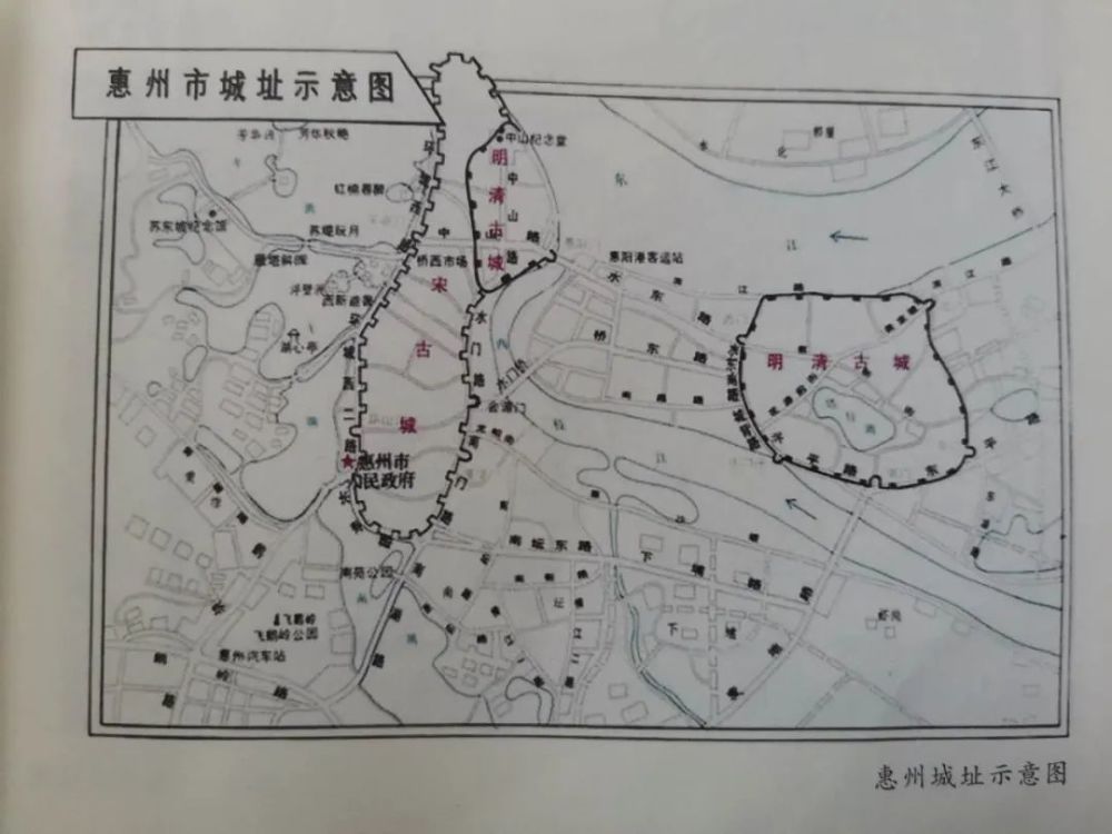 惠州府城的城池建设,唐以前情况目前尚无从考证.