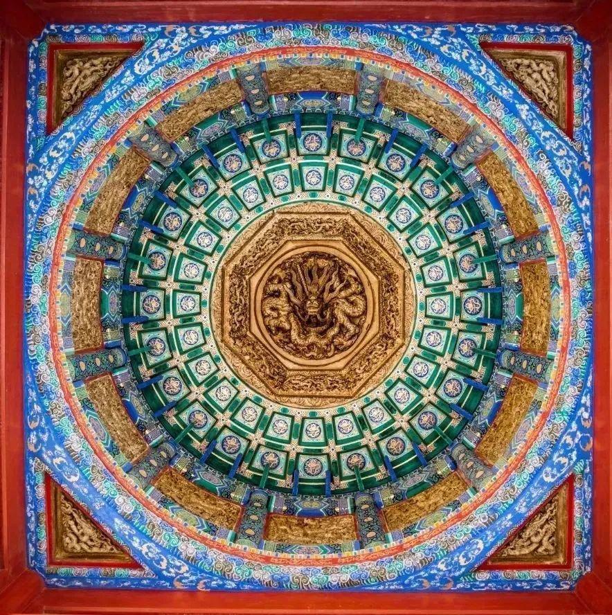 藻井|中国古建筑，连天花板都美到窒息