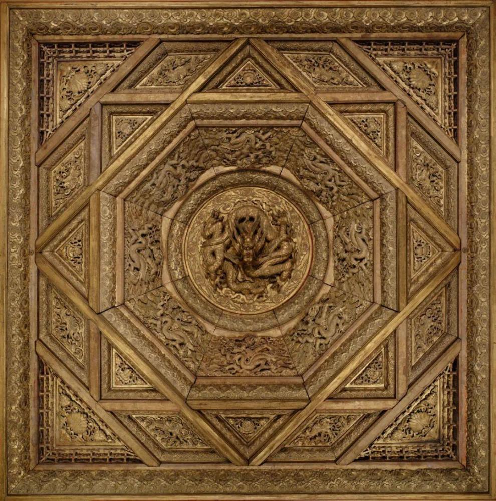 藻井|中国古建筑，连天花板都美到窒息