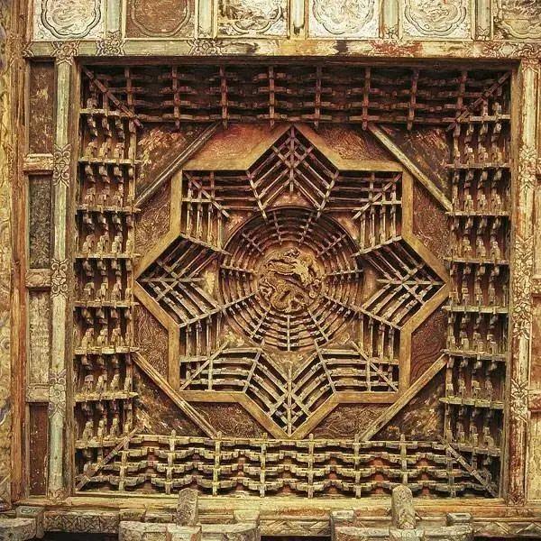 藻井|中国古建筑，连天花板都美到窒息