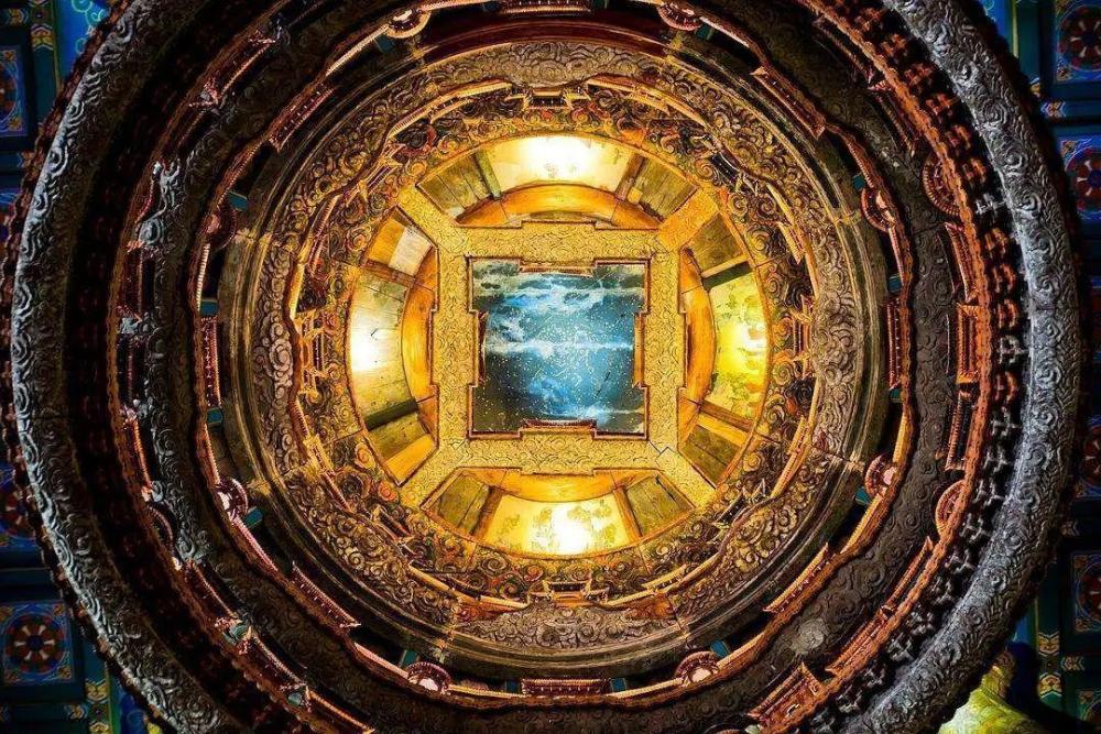 藻井|中国古建筑，连天花板都美到窒息