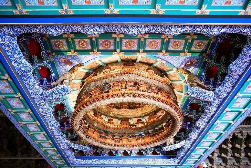 藻井|中国古建筑，连天花板都美到窒息