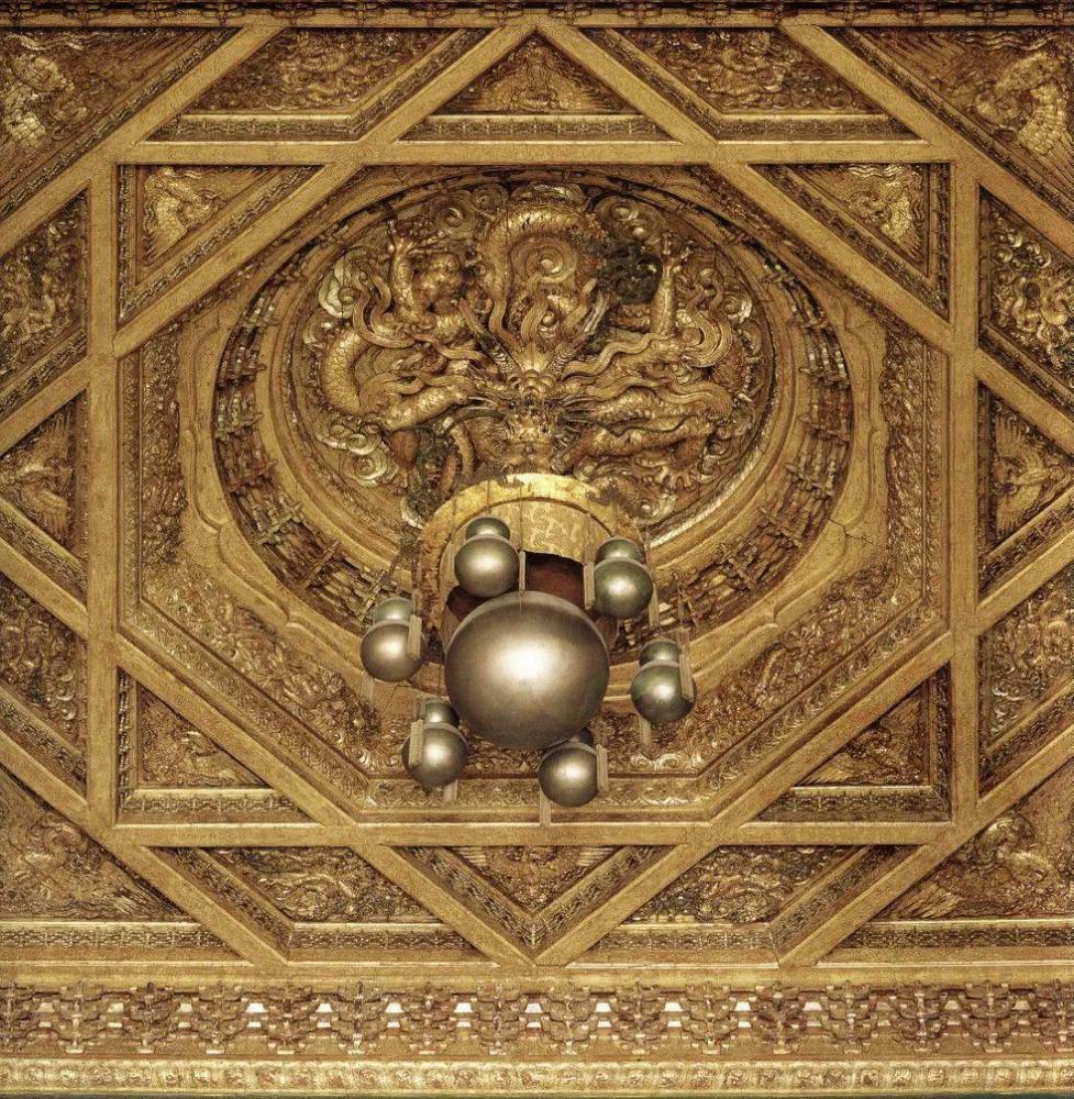 藻井|中国古建筑，连天花板都美到窒息