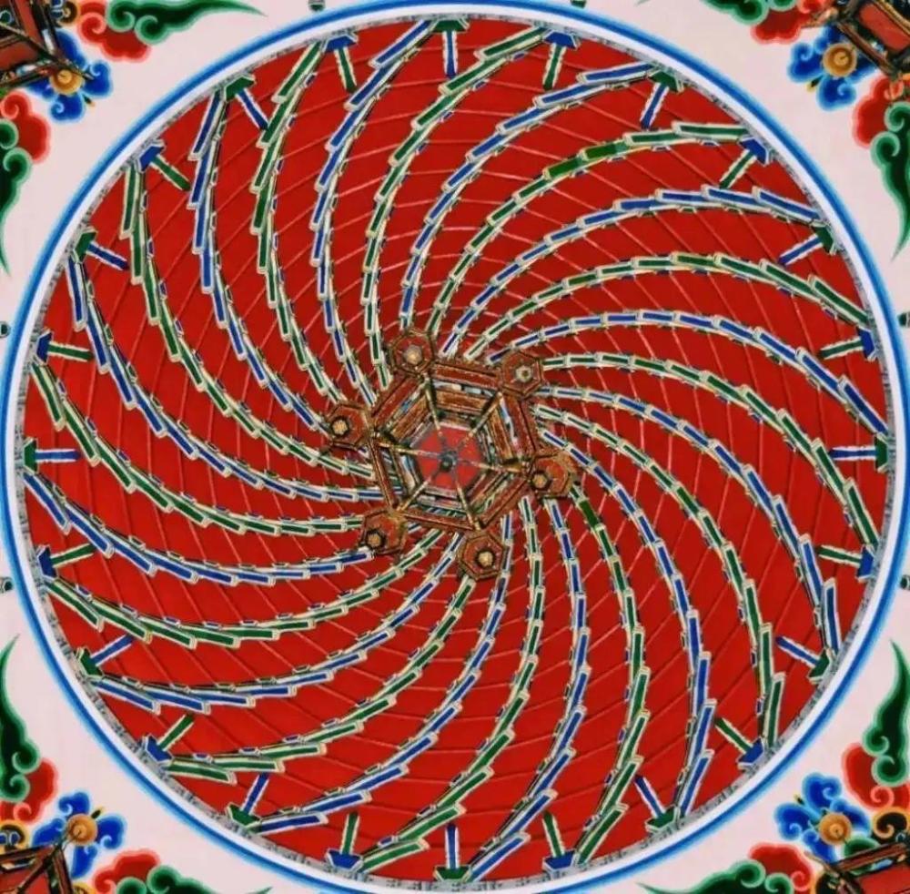 藻井|中国古建筑，连天花板都美到窒息