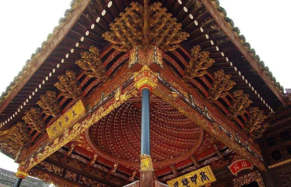 藻井|中国古建筑，连天花板都美到窒息