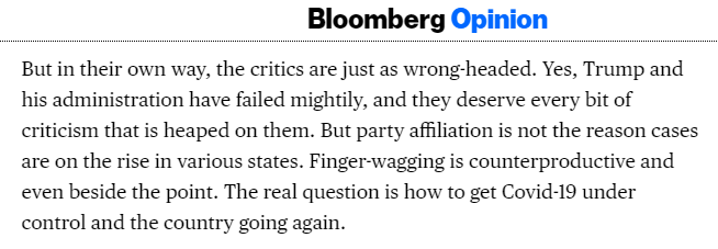 美国_时政|搞砸美国防疫的是特朗普与共和党？彭博社：病毒可不管你是哪个党